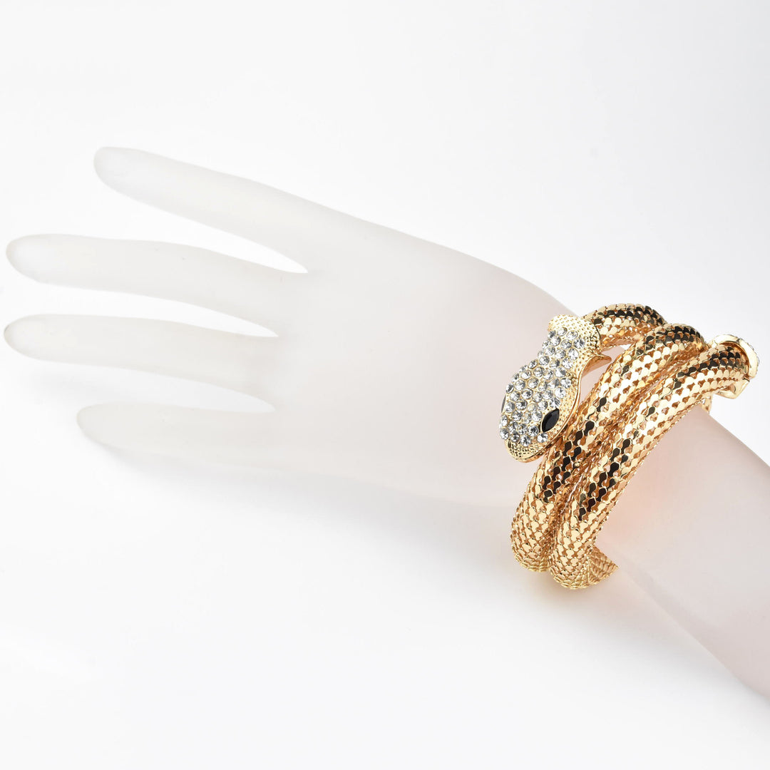 Serpent Wrap-Around Bracelet - Goldmakers Fine Jewelry