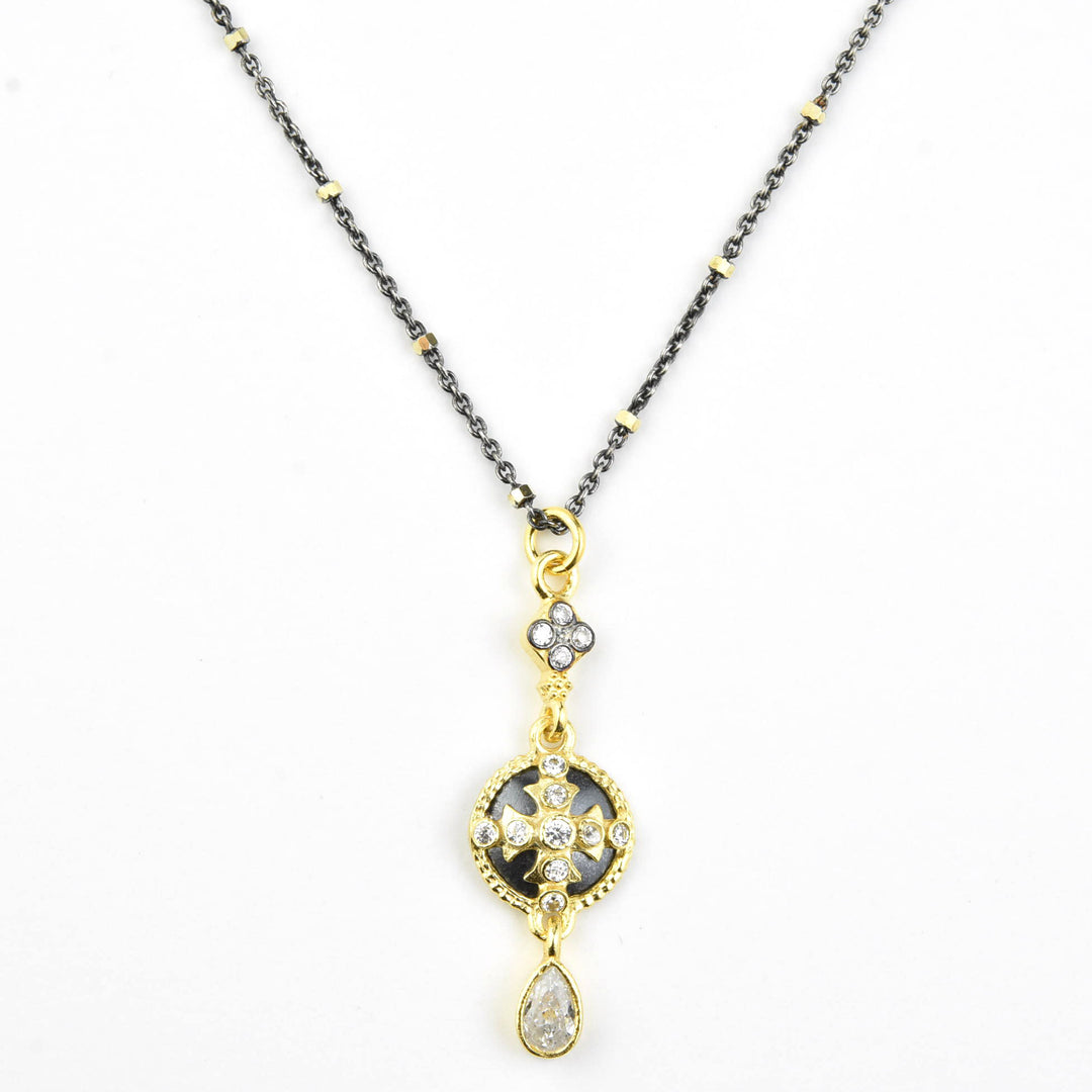 Two Tone Sparkle Necklace