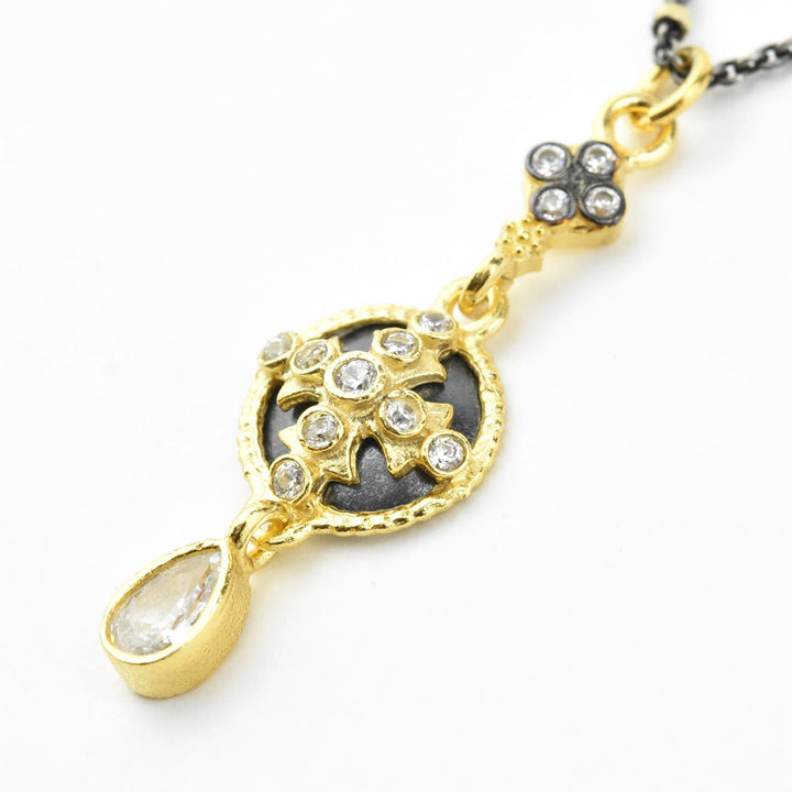 Two Tone Sparkle Necklace