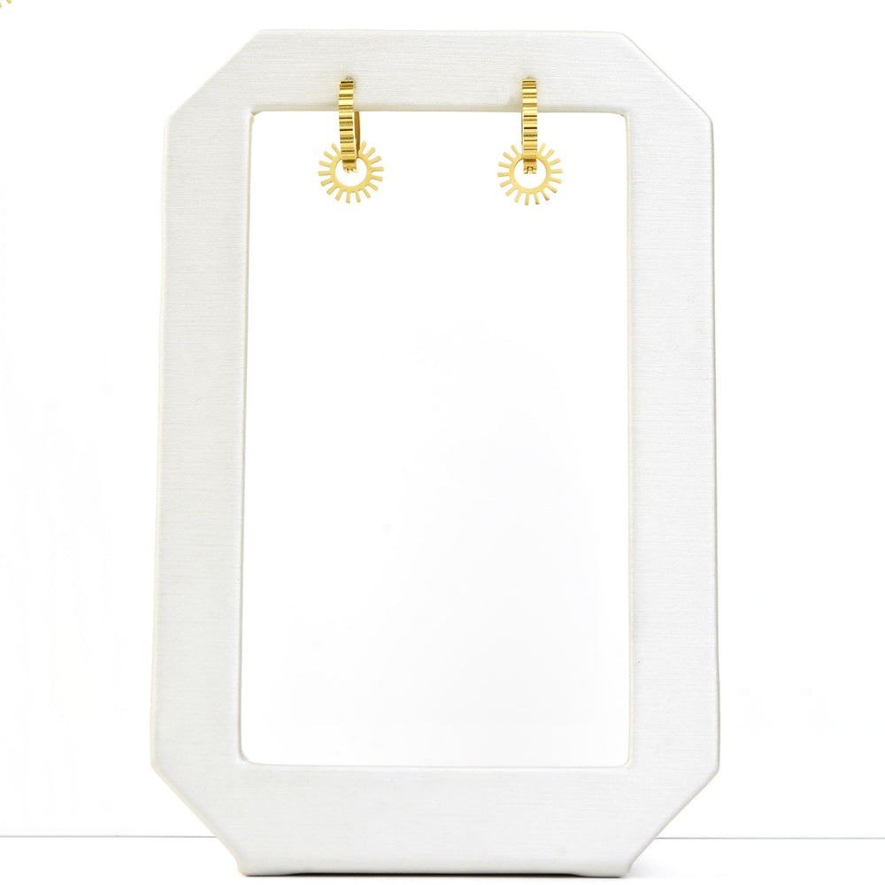Spur Huggie Hoop Charms - Goldmakers Fine Jewelry