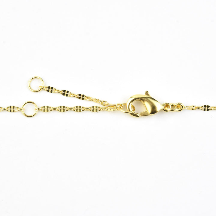 Square Green Onyx Necklace