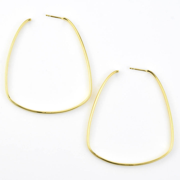 Large Square Hoops - Goldmakers Fine Jewelry