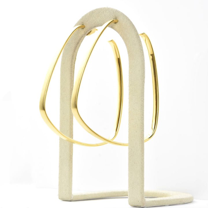 Large Square Hoops - Goldmakers Fine Jewelry
