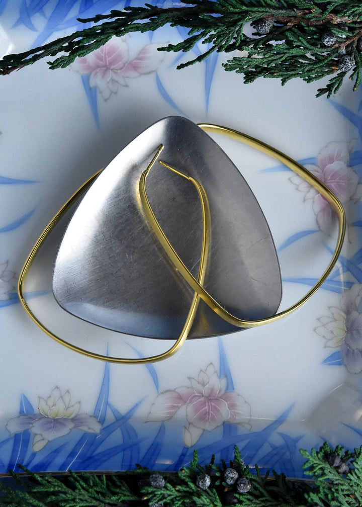 Large Square Hoops - Goldmakers Fine Jewelry
