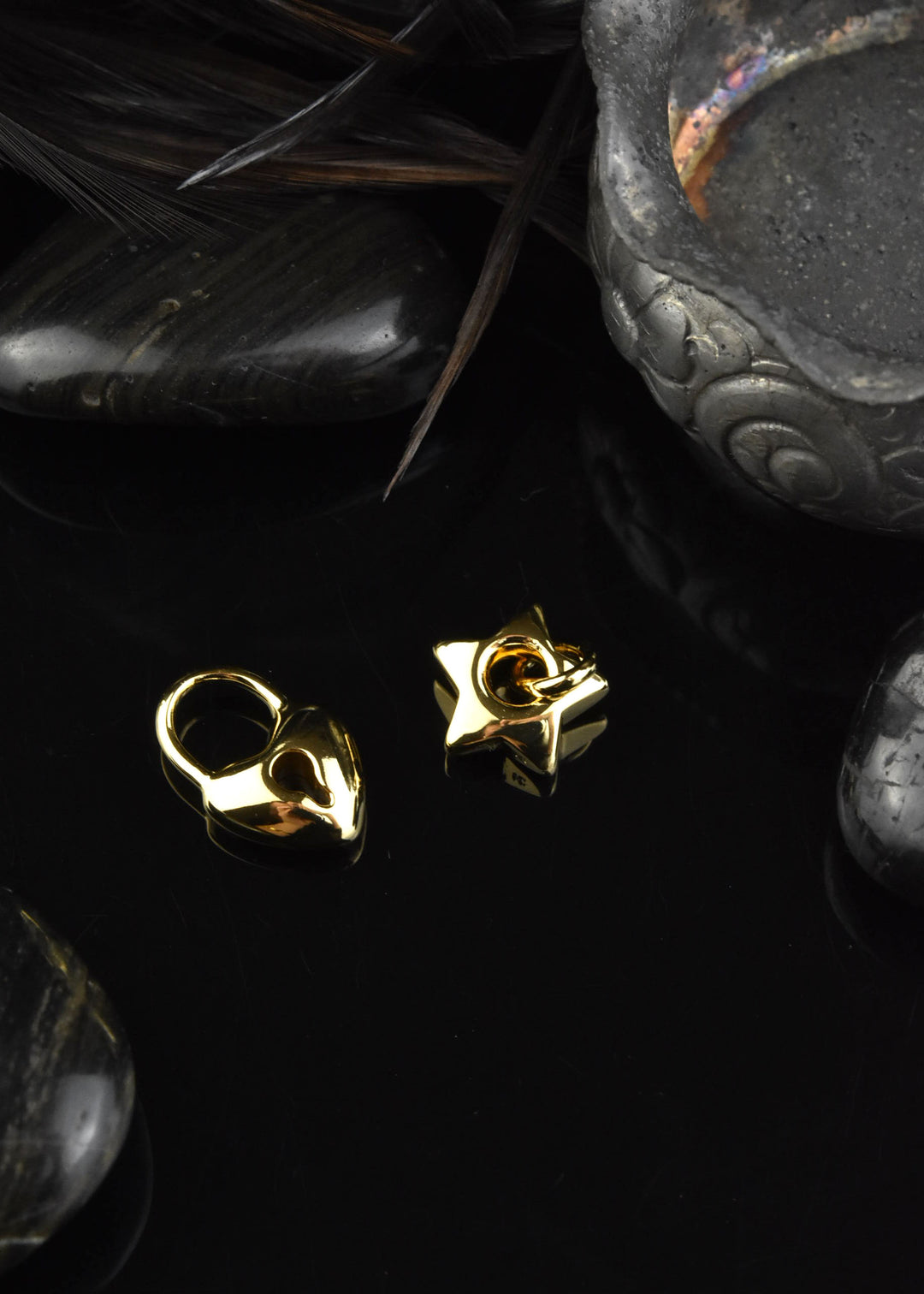 Mini Heart Lock Charm