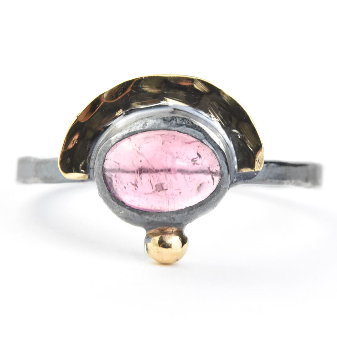 Sun Pink Tourmaline Ring