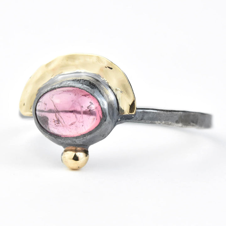 Sun Pink Tourmaline Ring
