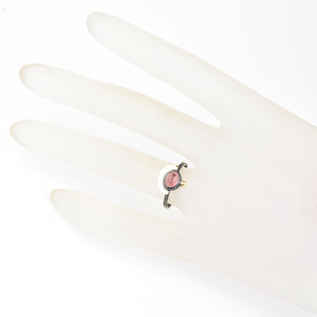 Sun Pink Tourmaline Ring