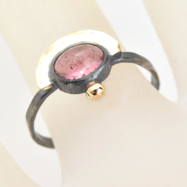 Sun Pink Tourmaline Ring