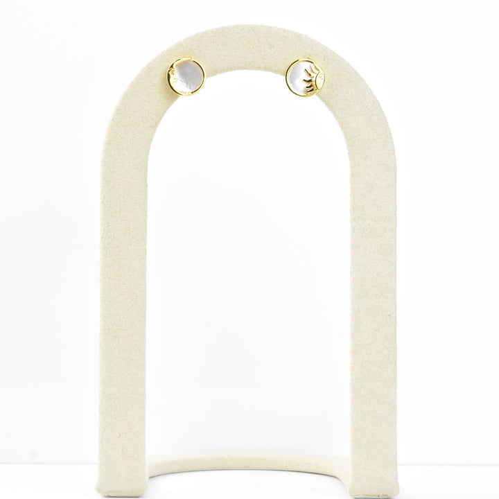 Mother of Pearl Sun & Moon Studs