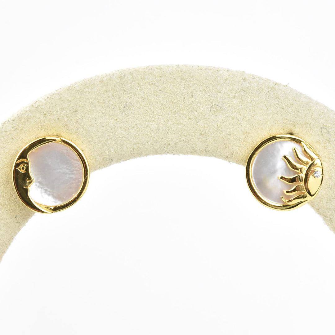 Mother of Pearl Sun & Moon Studs
