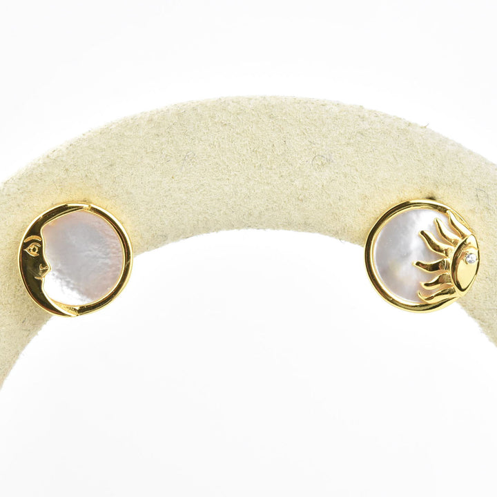 Mother of Pearl Sun & Moon Studs
