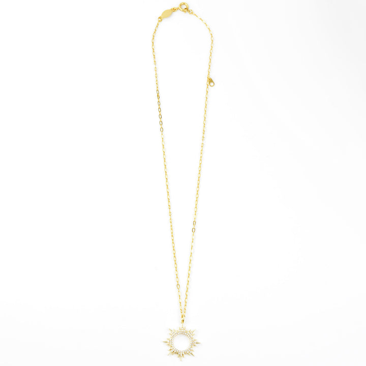 Crystal Sunburst Necklace