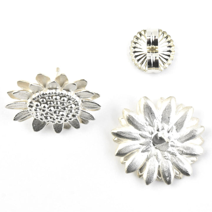 Sunflower Post Earrings - Goldmakers Fine Jewelry