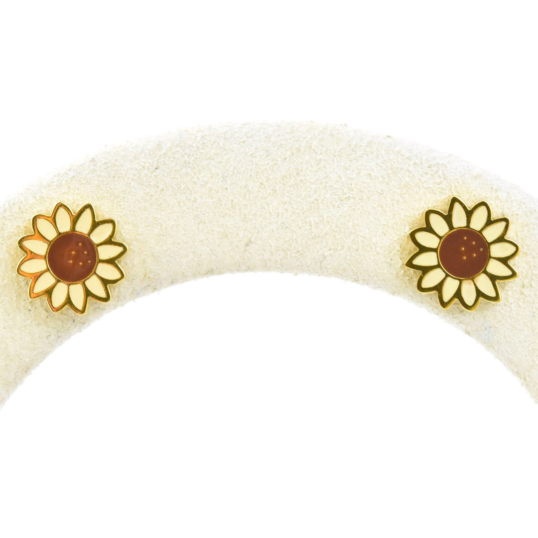 Sunflower Studs, Screw-back - Goldmakers Fine Jewelry