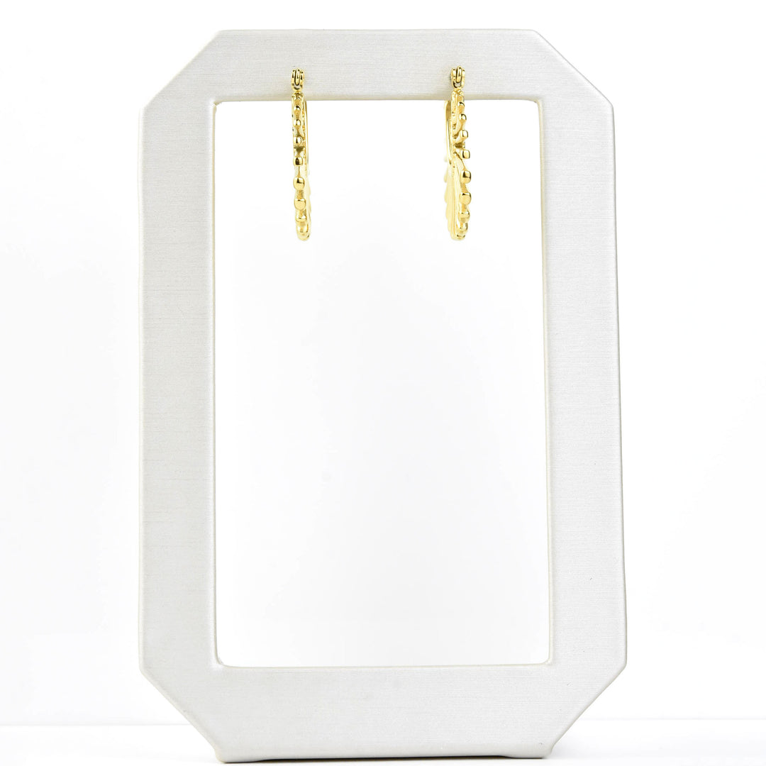 Sun Ray Hoops - Goldmakers Fine Jewelry