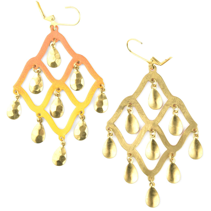 Tangerine Taru Earrings