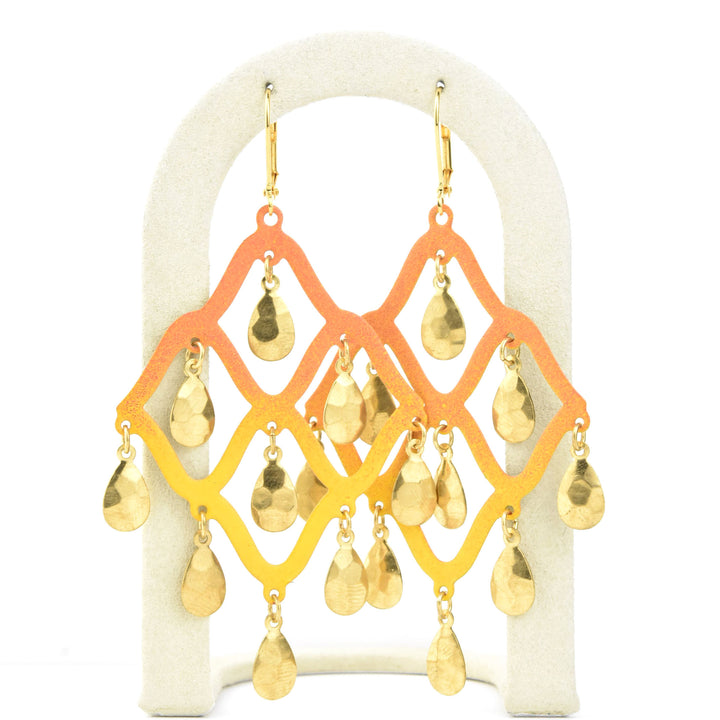 Tangerine Taru Earrings