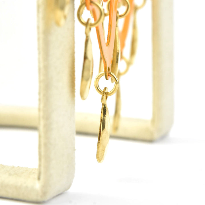 Tangerine Taru Earrings - Goldmakers Fine Jewelry