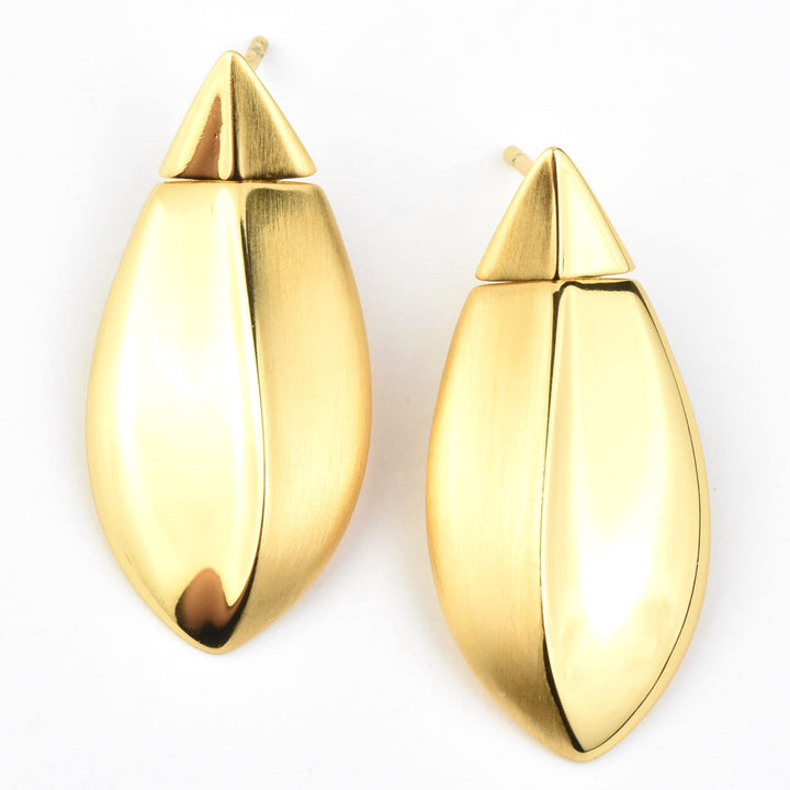 Tao Statement Studs - Goldmakers Fine Jewelry
