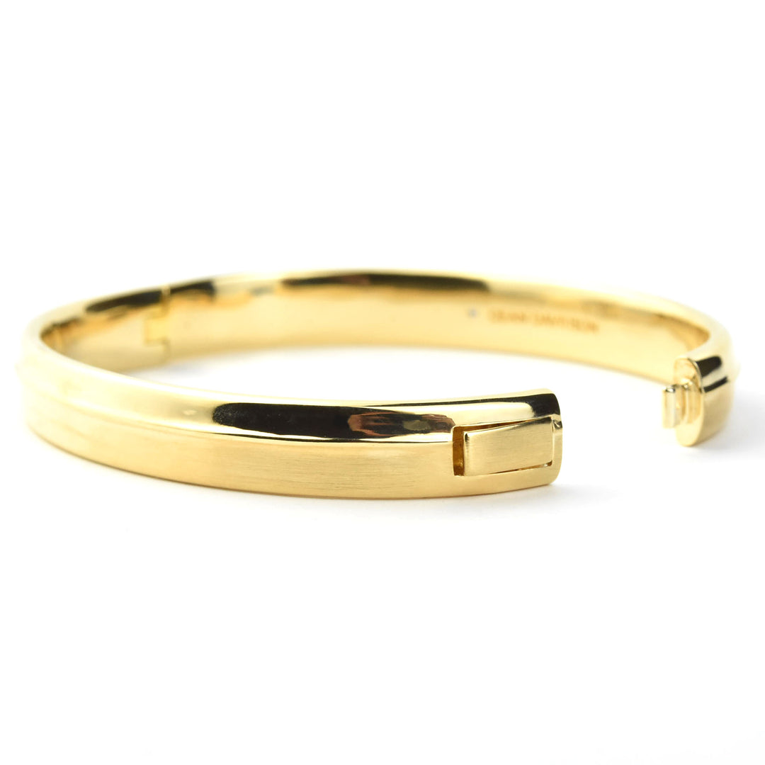 Tao Hinged Bangle - Goldmakers Fine Jewelry