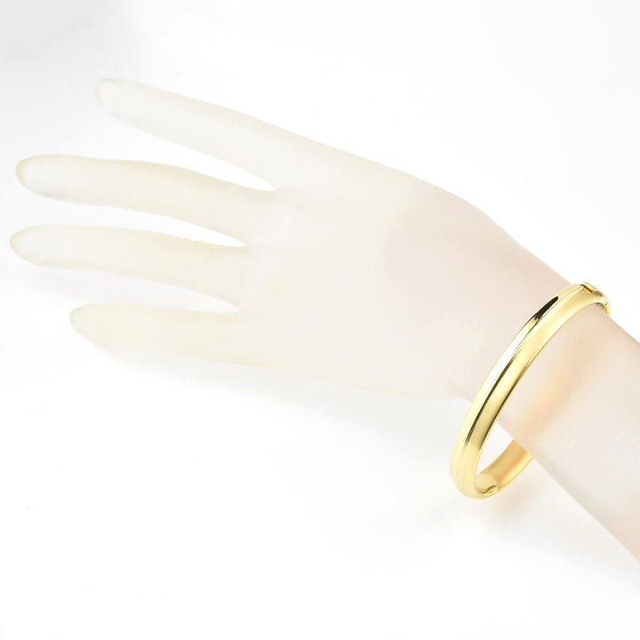 Tao Hinged Bangle - Goldmakers Fine Jewelry