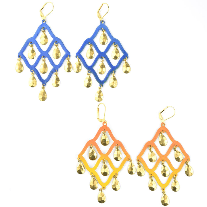 Tangerine Taru Earrings