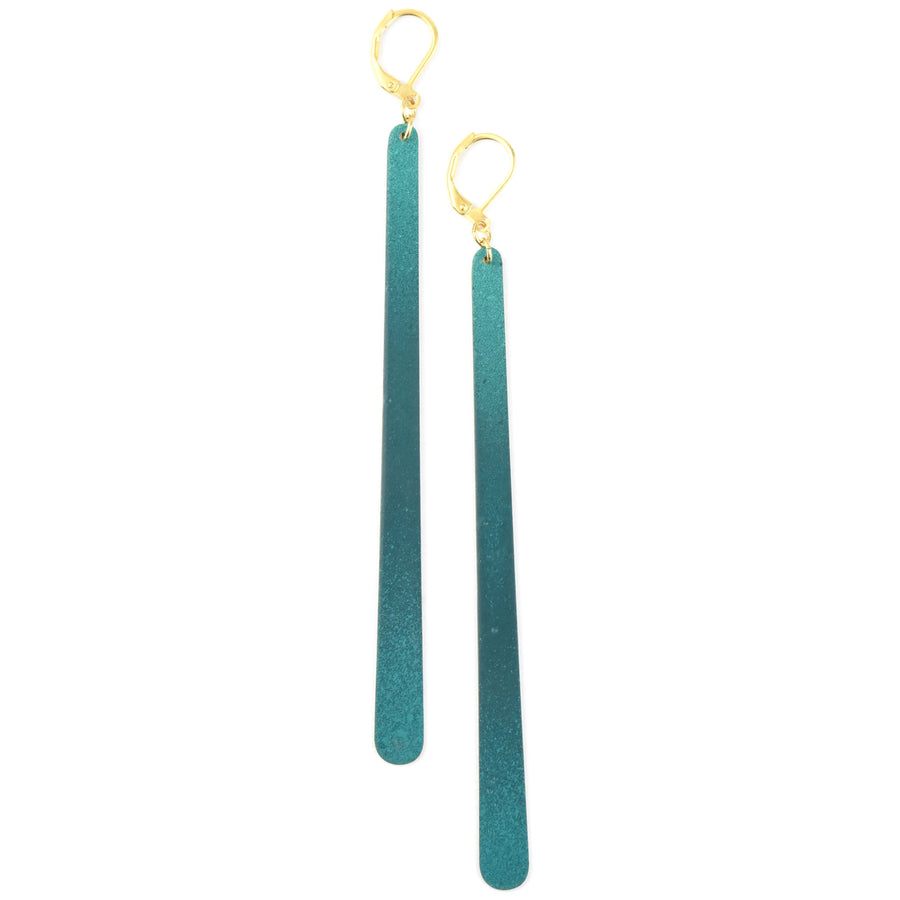 Teal Lele Earrings - Goldmakers Fine Jewelry