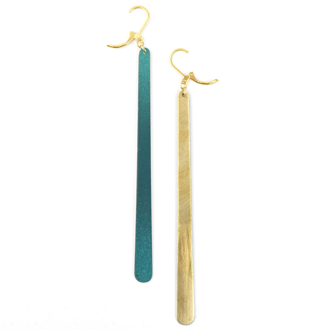 Teal Lele Earrings - Goldmakers Fine Jewelry