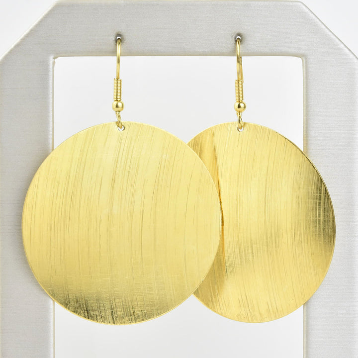 Textured Circle Earring