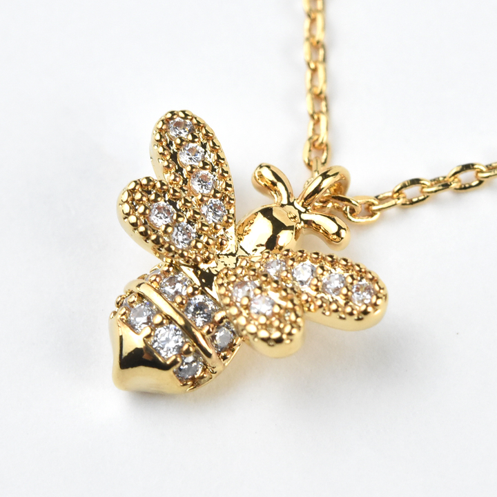 Bee Happy Necklace - Goldmakers Fine Jewelry