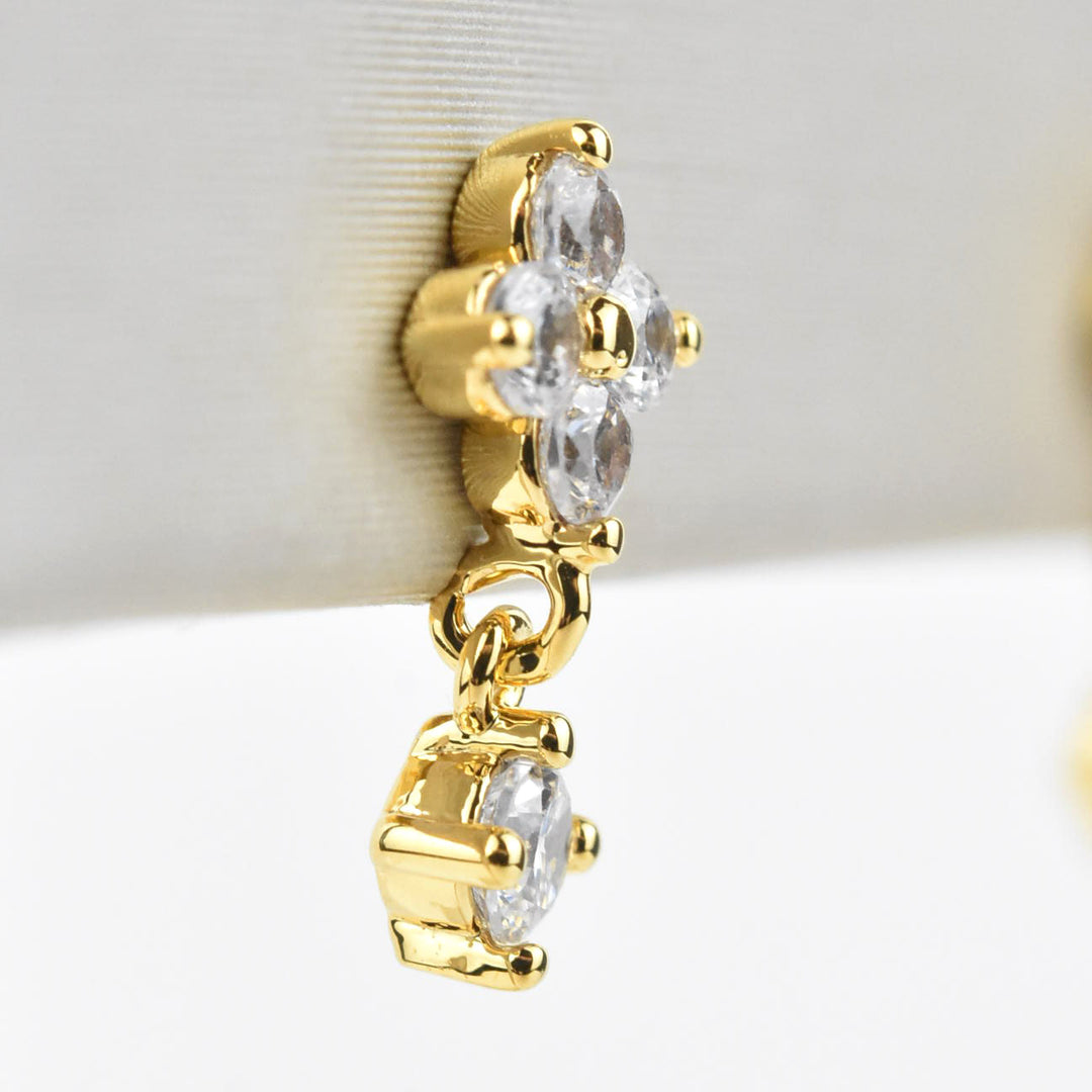 Charlotte Drop Studs - Goldmakers Fine Jewelry
