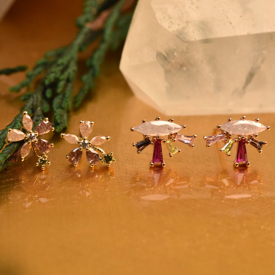 Ariana Stud Earrings - Goldmakers Fine Jewelry