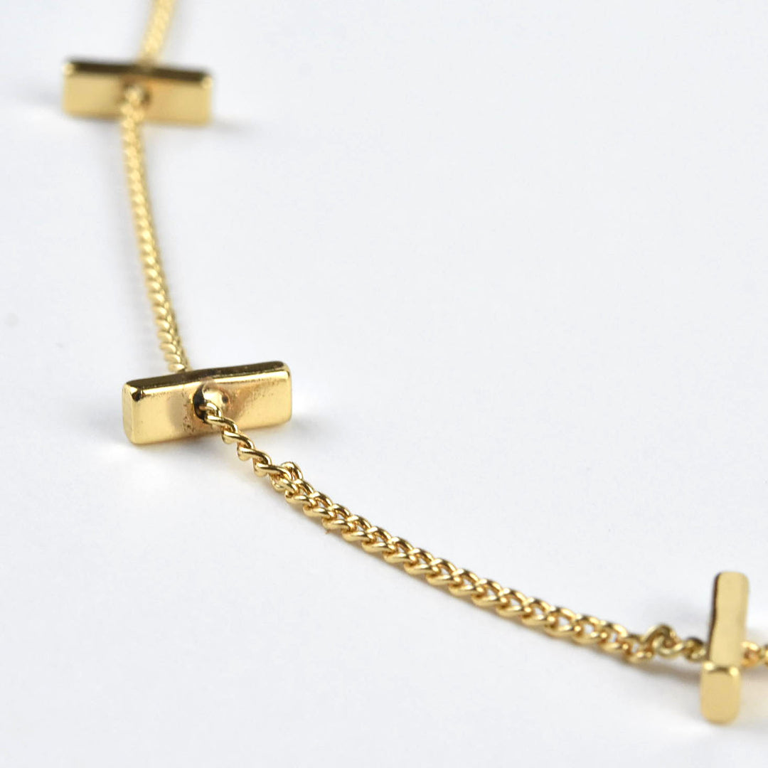 Demi Necklace in Yellow Gold Tone - Goldmakers Fine Jewelry