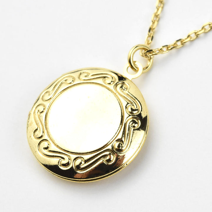 Elise Round Locket - Goldmakers Fine Jewelry