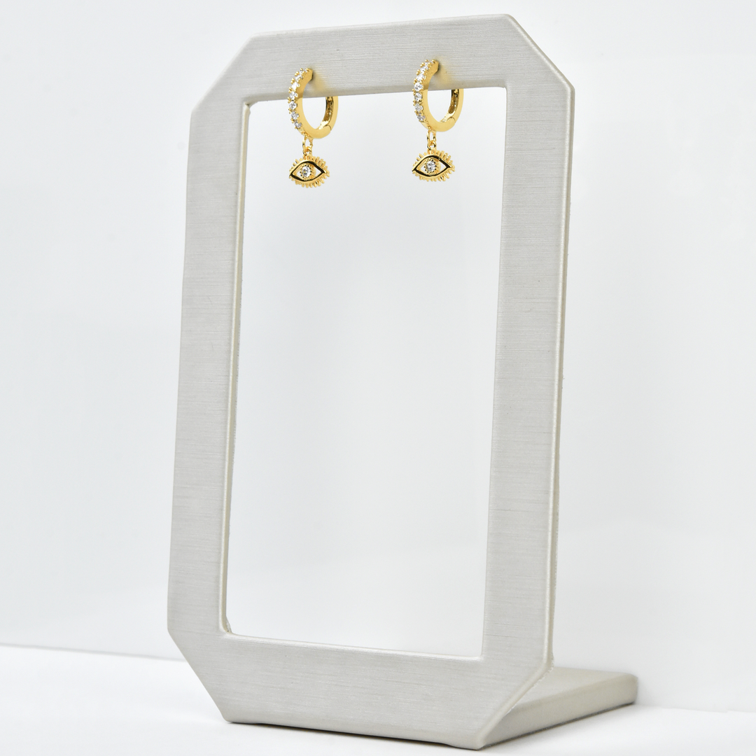 Julian Huggies with Charm - Goldmakers Fine Jewelry