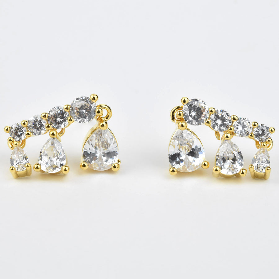 Ivy Climber Stud Earrings - Goldmakers Fine Jewelry