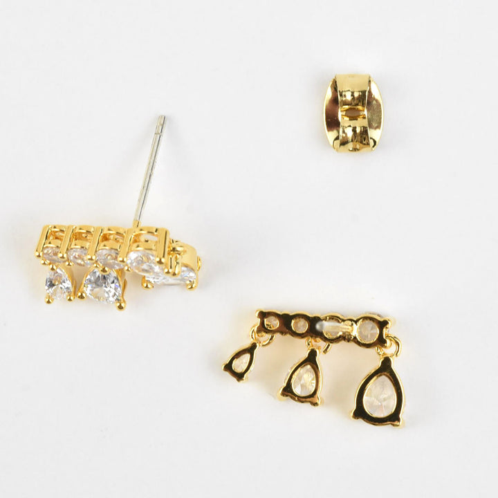 Ivy Climber Stud Earrings - Goldmakers Fine Jewelry