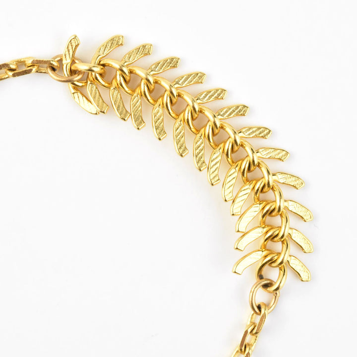 Thin Herringbone Bracelet