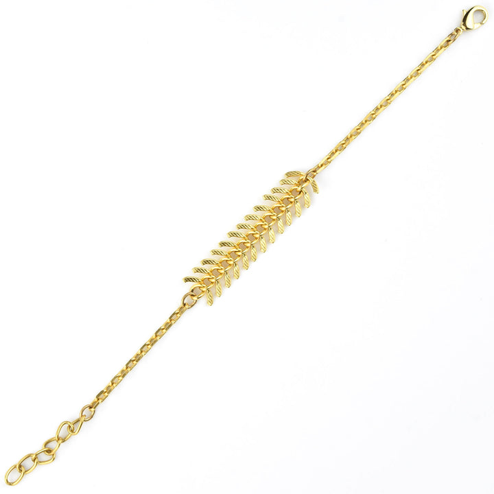 Thin Herringbone Bracelet