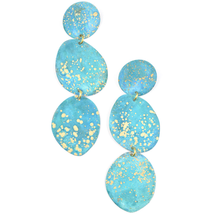 Three Pebbles Large Earrings