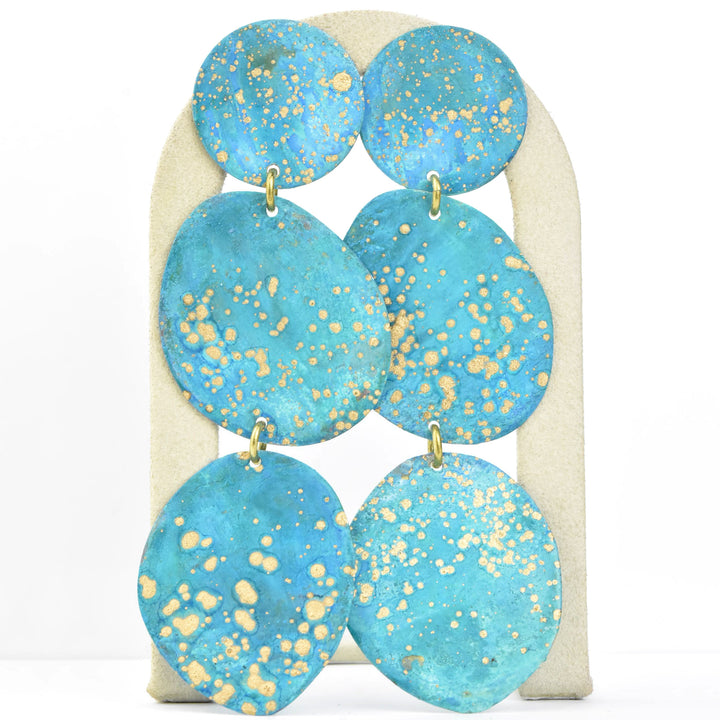 Three Pebbles Large Earrings