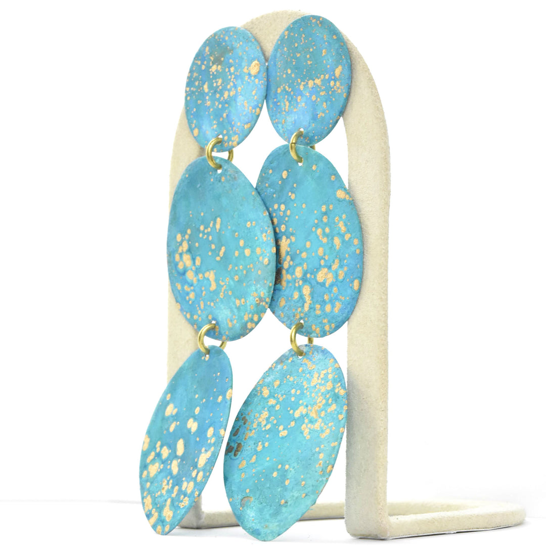 Three Pebbles Large Earrings