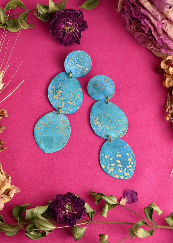 Three Pebbles Large Earrings