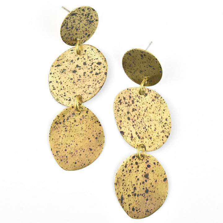 Three Pebbles Small Earrings