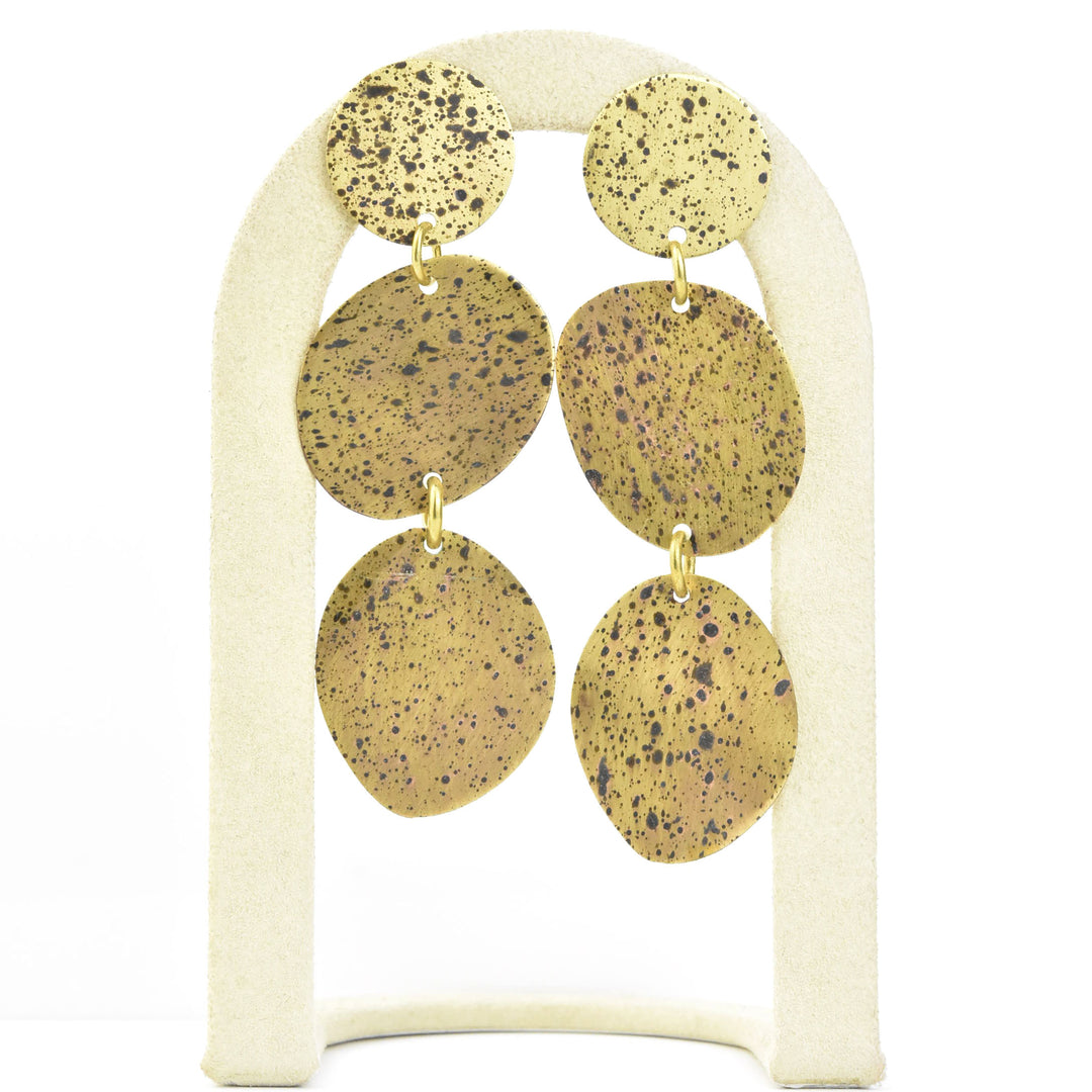 Three Pebbles Small Earrings