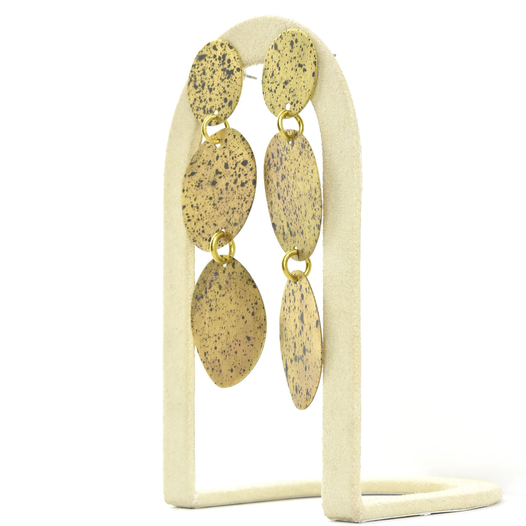 Three Pebbles Small Earrings