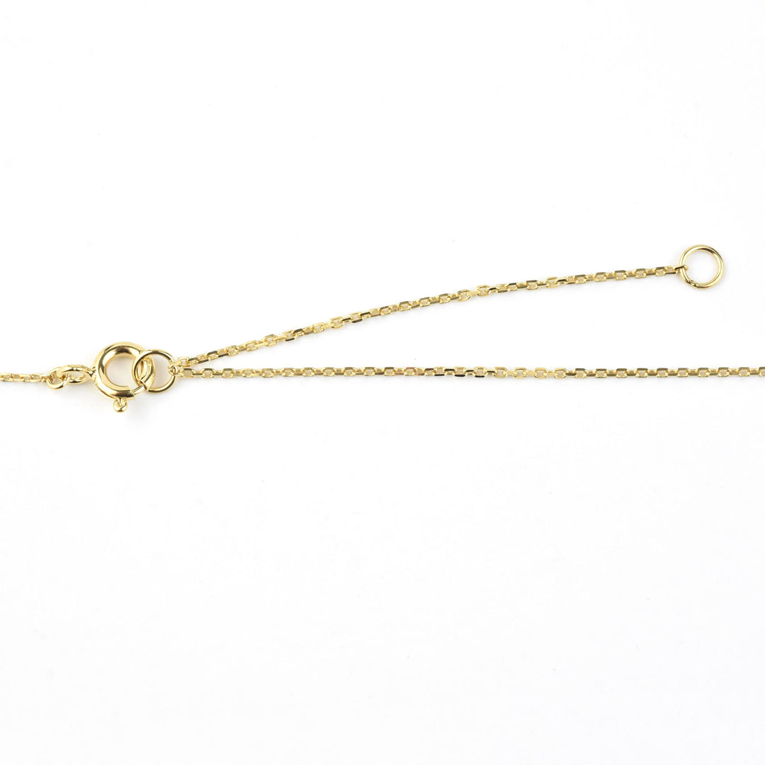 Three Stone Garnet Necklace