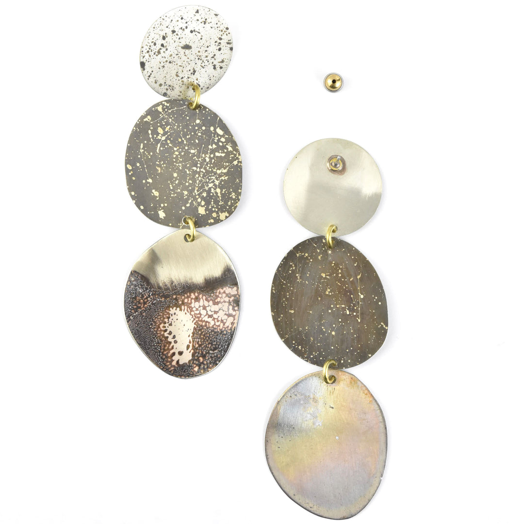 Three Pebbles Large Earrings