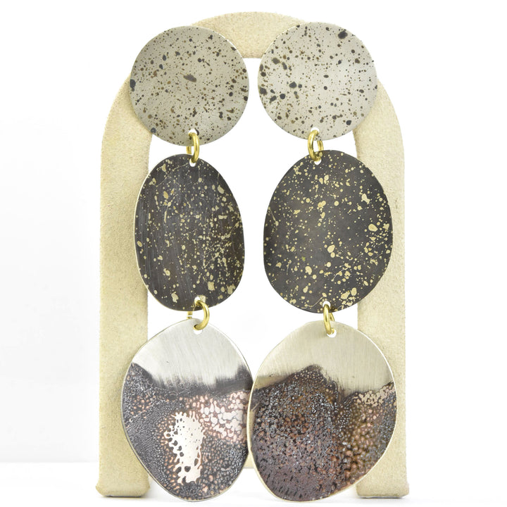 Three Pebbles Large Earrings